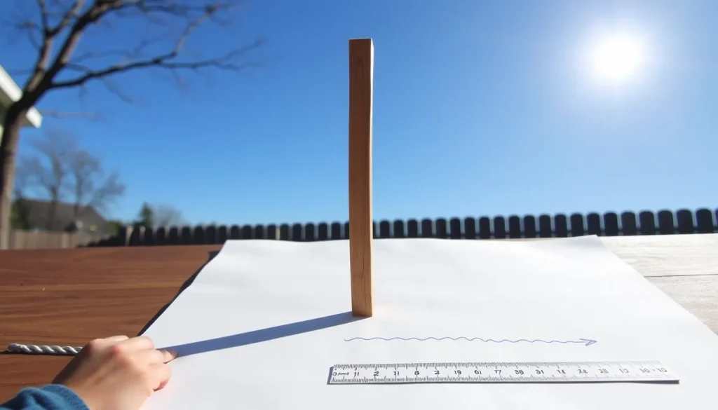 Featured image for Observing How Shadow Length Changes Over the Course of a Day —
